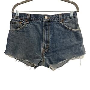LEVI's 517 Cut Off Jean Denim Shorts SIZE 30